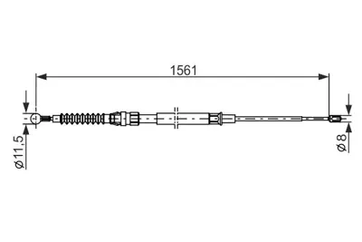 BOSCH 1 987 482 264 El Fren Telı 1T0609721L