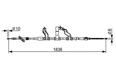 BOSCH 1 987 482 531 Fren Bakim Ve Tamır Ürünlerı 597601F500