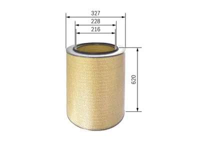 BOSCH F 026 400 079 Hava Fıltresı 41272212