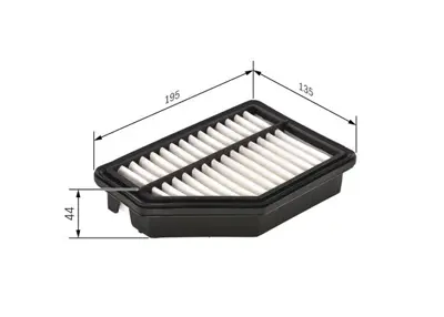 BOSCH F 026 400 161 Hava Fıltresı 17220RSHE00