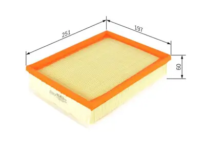 BOSCH F 026 400 234 Hava Fıltresı 8200792659