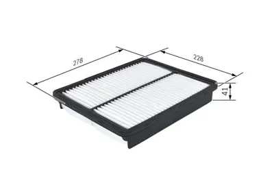 BOSCH F 026 400 292 Hava Fıltresı 281132P100