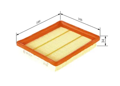 BOSCH F 026 400 325 Hava Fıltresı 1717235