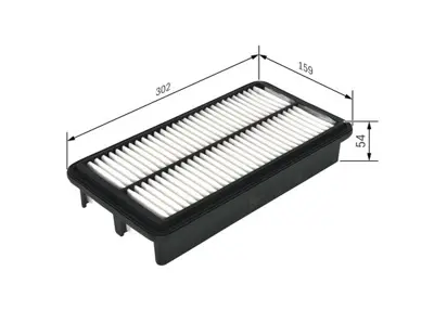 BOSCH F 026 400 521 Hava Fıltresı 281134D000