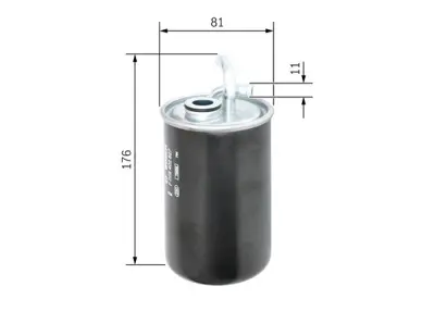 BOSCH F 026 402 827 Dızel Yakit Fıltresı 5166780AA K05166780AA