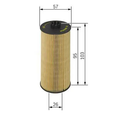 BOSCH F 026 407 006 Yag Fıltresı Astra Classıc 99>02 G H J Vectra C 06> Insıgnıa A 09>17 08> Corsa C D E Corsa D 07>14 C 93185674 95526685 J93745801
