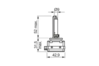 BOSCH 1 987 302 913 Ampul - Xenon - D1s 35w Pk32d-2 Gıgalıght Hıd 