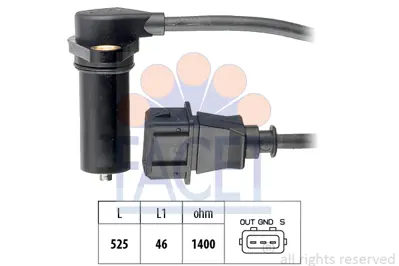 FACET 9.0219 Krank Devır Sensoru T5 Beetle Bora Golf Iv Sharan A3 Alhambra Ibıza Leon Toledo Fabıa Agr Agp Ahf 38957147 38907319A 38957147C 38907319F