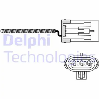 DELPHI ES10988-12B1 Oksijen Sensörü  (Corsa-B X14xe ) 855332 855321 855314 25133396 1821364B00000 1821364B00 1821363F00000 1821363F00 1821363E60000 1821363A00000