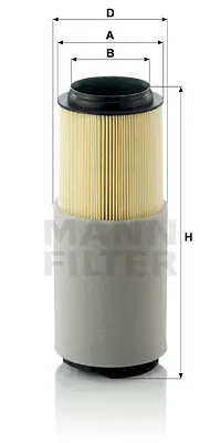 MANN FILTER C 12 003 Hava Fıltresı Volvo S60 I T5 04>07 8671488