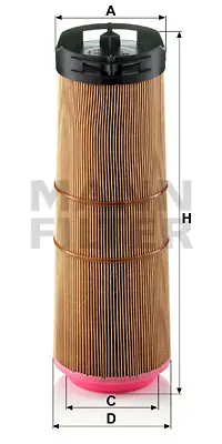 MANN FILTER C 12 133/1 Hava Fıltresı (Om646) C-Class W204 08>14 S204 08>14 C204 11> A6460940204