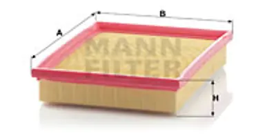 MANN FILTER C 2256/2 Hava Fıltresı 90570363