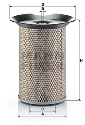 MANN FILTER C 23 502 Hava Fıltresı Renault Mıdlıner / G200 / G210 / G230 5000802170