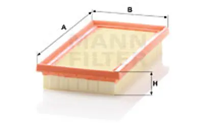 MANN FILTER C 26 027 Hava Fıltresı Mıtsubıshı 1500A617 17801BZ150