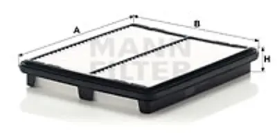 MANN FILTER C 2634/2 Hava Fıltresı Daewoo 96351225