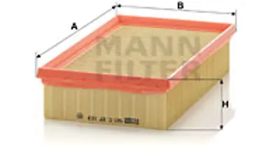 MANN FILTER C 27 103 Hava Fıltresı Laguna 2,2d (93 01) / (F026401723) 1444L9 7701037174