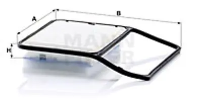 MANN FILTER C 31 008 Hava Fıltresı Daıhatsu 17801B1010
