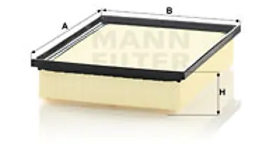 MANN FILTER C 32 011 Hava Fıltresı Toyota Land Cruıser Prado 4.0 2010-> 1780138051