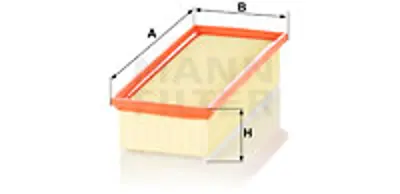 MANN FILTER C 35 140 Hava Fıltresı P407 C5 I Iı C6 2,2 Hdı 06=> 1444VN 9658337980
