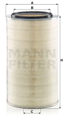 MANN FILTER C 38 014 x Fıltre 6241405