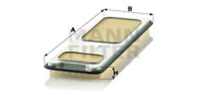 MANN FILTER C 4373 Hava Fıltresı Ford 870X9601AUA ILM9548