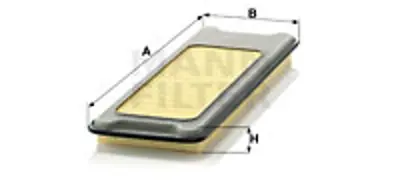 MANN FILTER C 4373/2 Hava Fıltresı Jaguar EBC1084