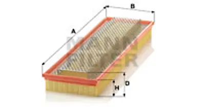 MANN FILTER C 60 230 Hava Fıltresı Mercedes Truck A0020949404