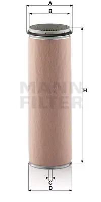 MANN FILTER CF 1600 Hava Fıltresı Ic Man F90 19.422 D2866 90>96 1905620 534157 534158 A3880947104