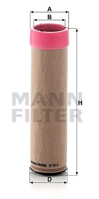 MANN FILTER CF 97/2 Fıltre 11M820110 17744U210071 43926781