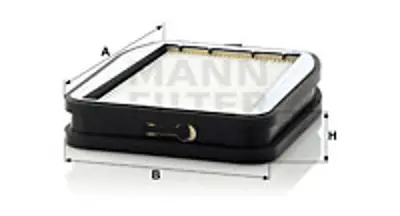 MANN FILTER CU 18 000-2 Kabın Fıltresı Takımı (Karbonsuz) W211 02>08 S211 03>09 A2118301218