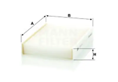 MANN FILTER CU 20 013 Polen Fıltresı Aygo P108 C1 14> 1.0 / 1.2 Vtı 12v 88508YV010 B000975480