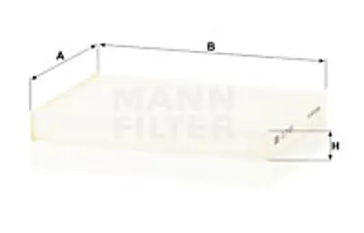 MANN FILTER CU 21 009 Polen Fıltresı Kıa 97133B2000