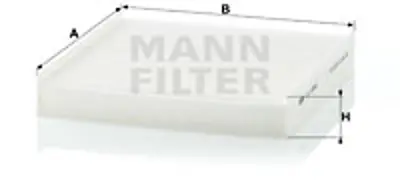 MANN FILTER CU 2245 Polen Fıltresı Berlıngo Iı Partner Iı Xsara Iı (03 08) 6633990 663399D 9643147580