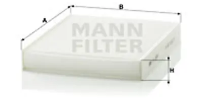 MANN FILTER CU 2559 Polen Fıltresı 3M5J18D543BA