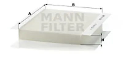 MANN FILTER CU 2680 Polen Fıltresı Cıtroen 6447FE 963201368002