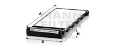 MANN FILTER CU 2808-2 Polen Fıltresı Nıssan B727C89925