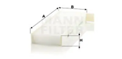 MANN FILTER CU 29 003-2 Polen Fıltresı Berlıngo C4 C5 P3008 P5008 Partner 647992 9807746380 SU001A5966