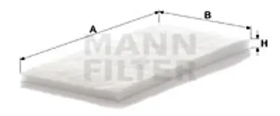 MANN FILTER CU 4811 (10) Polen Fıltresı Mercedes Cıtaro 98> A0018353447