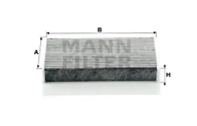 MANN FILTER CUK 1611 Kabin Filtresi Daıhatsu Sırıon Iı 1.3 87hp 01/05-02/08 99906850M2099
