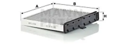 MANN FILTER CUK 20 018 Fıltre DB9L61J6X