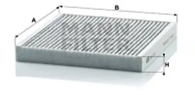 MANN FILTER CUK 2132 Kabin Filtresi Smart Fortwo Coupe / Cabrio Iı 451 1.0 Turbo 84hp 03/07-09/14 272774711R A4538350300