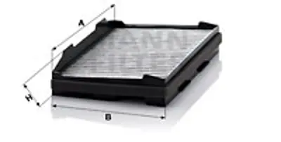 MANN FILTER CUK 3220 Polen Fıltresı Saab 5335955