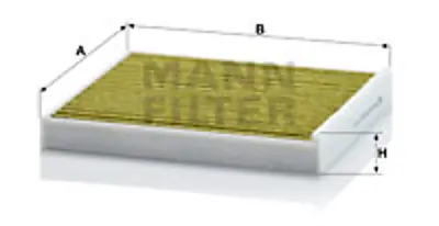 MANN FILTER FP 22 013 Polen Fıltresı Ford Transıt Transıt Tourneo 2,2 Tdcı 06=> Frecıousplus 8C1616N619A2A