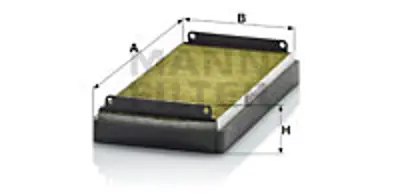 MANN FILTER FP 2745-2 Polen Fıltresı (Polıfenollu) W210 95>00 S210 96>03 W220 99>05 C215 99>06 A2108301018