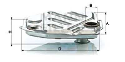 MANN FILTER H 1914/1 Yag Fıltresı Mercedes A4602770195