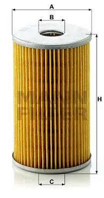 MANN FILTER H 820/3 x Fıltre 3082669 6612069 A730X6731T3A