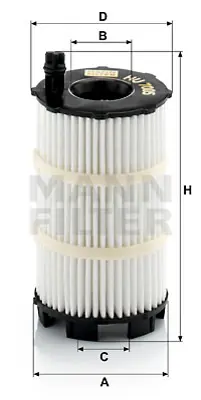 MANN FILTER HU 7005 x Yag Fıltresı Touareg Audı Q7 A8 4,2 V8 Fsı 