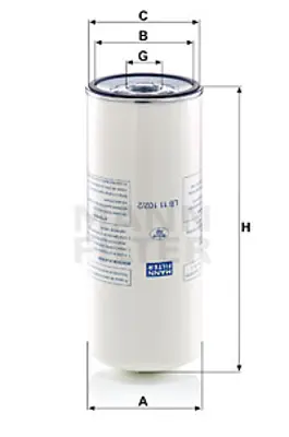 MANN FILTER LB 11 102/2 Fıltre 