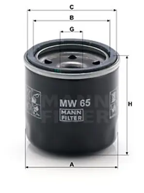 MANN FILTER MW 65 Fıltre 1851006B00