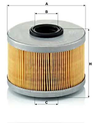 MANN FILTER P 716/1 x Mazot Fıltresı Clıo Kangoo Megane Laguna Scenıc Trafıc 1,9dcı 1541284CT0LCP 190656 4402894 7701043620